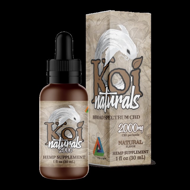 Koi Naturals CBD Tincture 2000mg Miller Healer